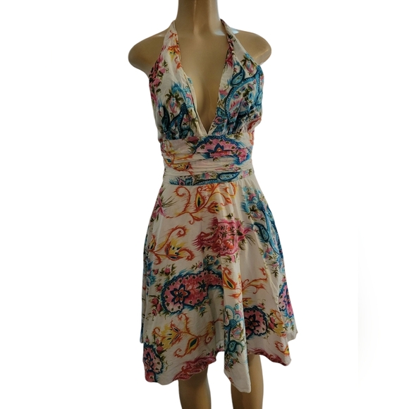 Rose And Lula Halter Dress Size 6 Beach Spring Summer Cruise Vacation - Picture 1 of 2
